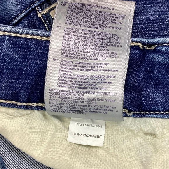 NYDJ Marilyn Hip Zip Straight Leg Jeans - Picture 10 of 11